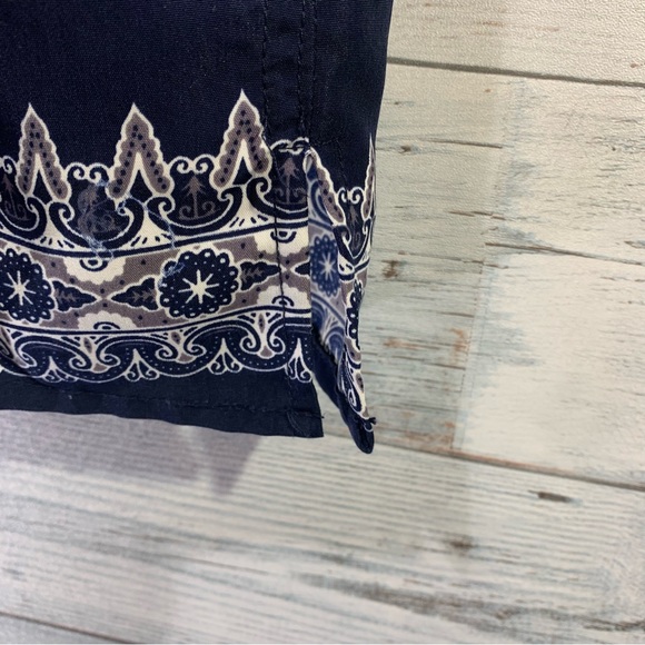 Claudio Nucci Mens Shirt Button Front Size L Short Sleeve India Temple Print - Picture 4 of 11